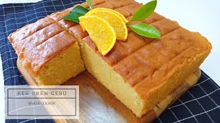 Kek Oren Lembut dan Gebu Resepi / Orange Butter Cake Recipe (Soft and Fluffy)