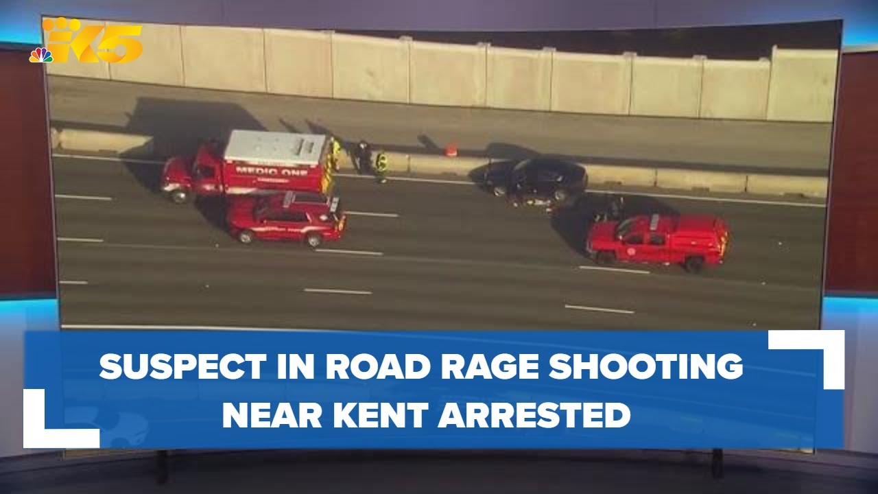 Suspect in road rage shooting near Kent arrested - YouTube