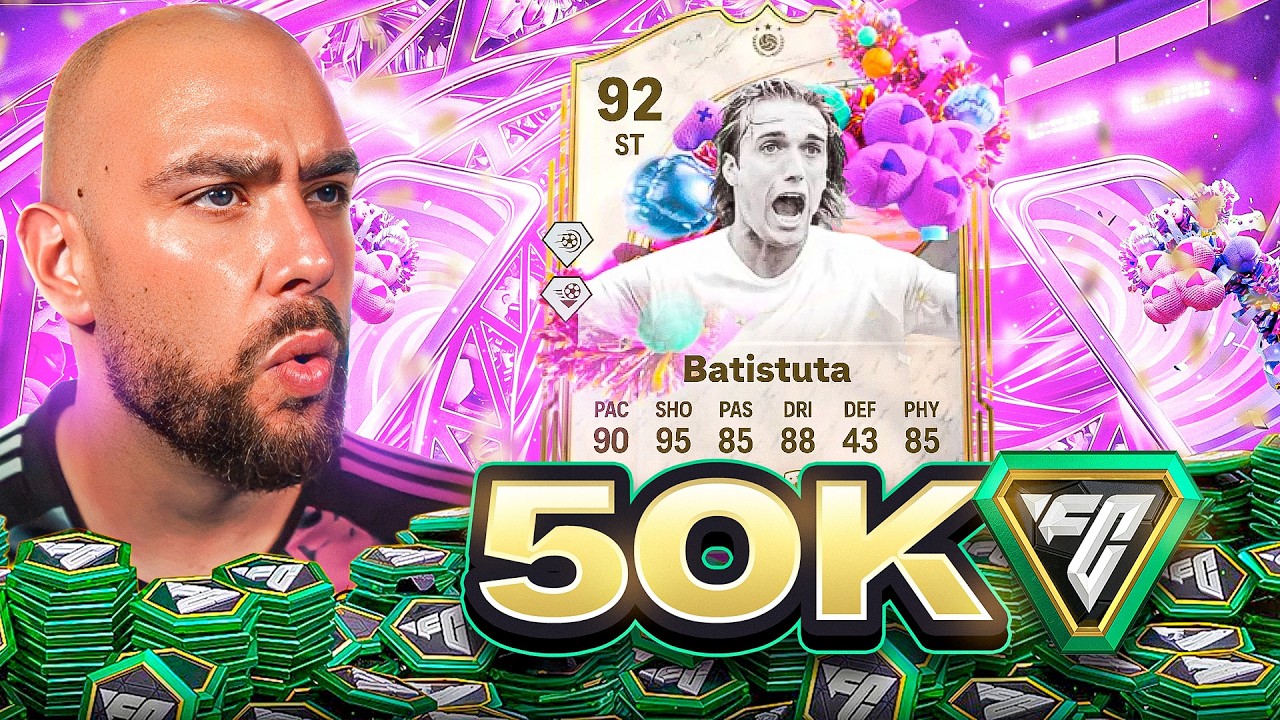 50K FC Points Decides My Team w/ FUT BIRTHDAY ICON BATISTUTA!