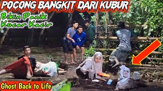 Ngakak!!! Pocong Bangkit Dari Kubur || Prank Terkini Paling Lucu || Ghost Back To Life Prank