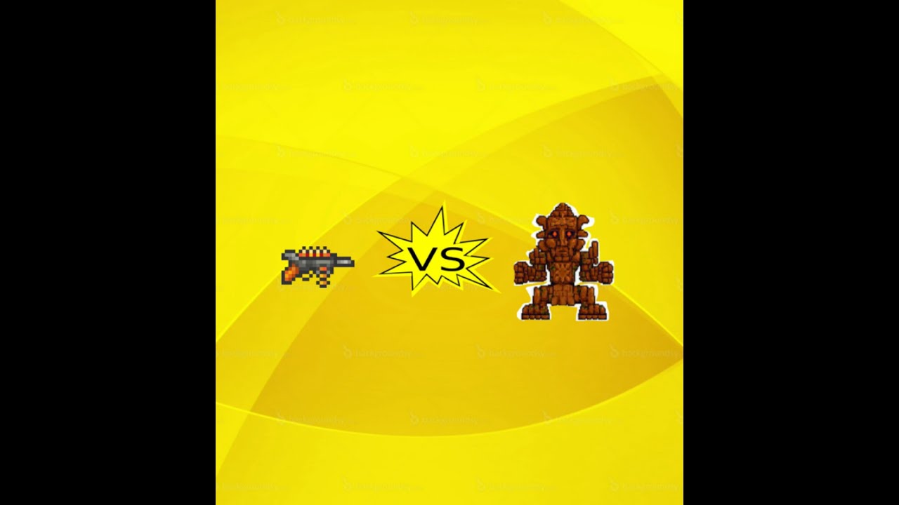 Candy corn gun vs golem YouTube