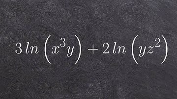 Condense a natural logarithmic expression