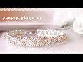 簡単✨2種類の竹ビーズを使って大人綺麗なビーズブレスレット✨ 作り方 Easy and Gorgeous Beaded Bracelet with bugle beads Tutorial DIY
