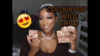 New Colourpop Wild Child Collection Brown And Nude Dream