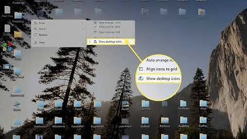 Show or hide desktop icons!