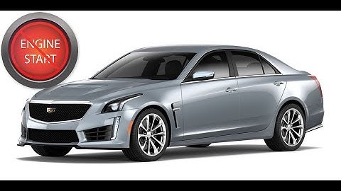 Open and Start Cadillac CTS sedans with a dead key fob battery.