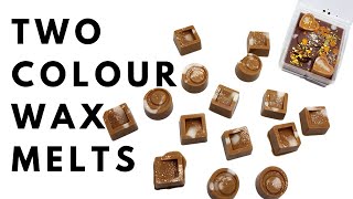 Two Colour WAX MELT TUTORIAL Wax Hero Belgian Chocolate Pralines