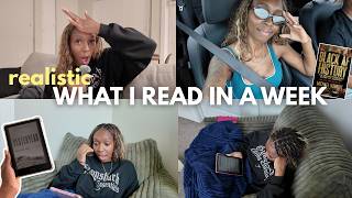 A Very Realistic Reading Week in My Life 📚 | Working a 9-5, Audiobooks & Travel
