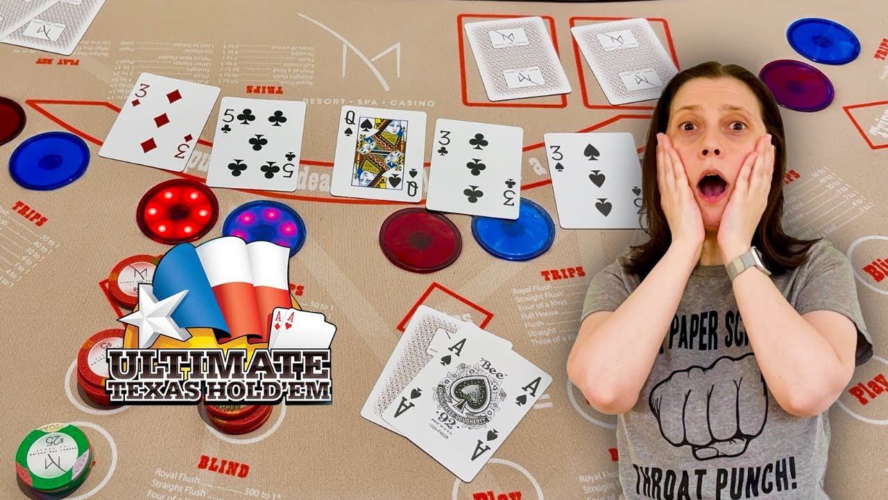 КВАДРАТНЫЙ ИГРОКТ ОШЕЛОМИЛ МЕНЯ В ULTIMATE TEXAS HOLD'EM