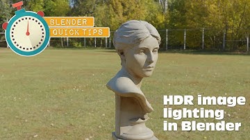 HDR image lighting in Blender