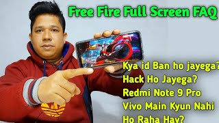 Free Fire Full Scree Setting | Full Screen Problem In Free Fire | How To Full Screen Free Fire