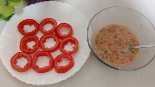 They are so delicious that I cook them 2 times a week egg and tomato Recipe | Tomato Appetizer