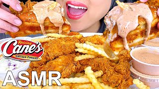 ASMR FRIED CHICKEN TENDERS RAISING CANES HACK MUKBANG EATING SOUNDS (Eating Show) ASMR Phan