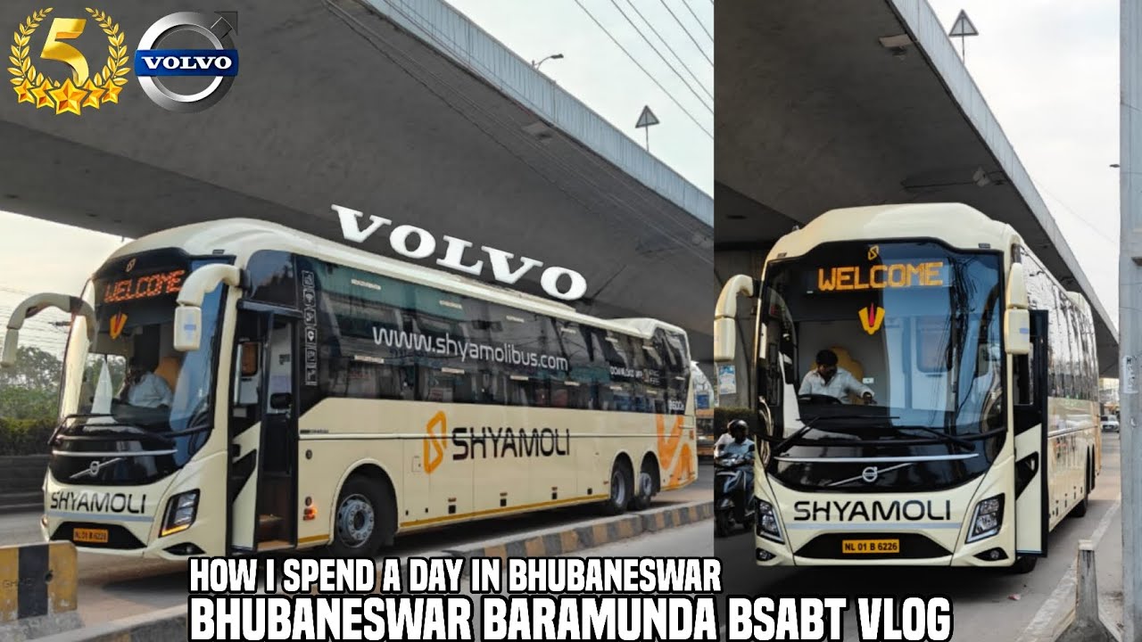 Bhubaneswar To Hyderabad Volvo 9600 Bus | BSABT Baramunda Bus Stand Tour | Volvo Buses Bhubaneswar