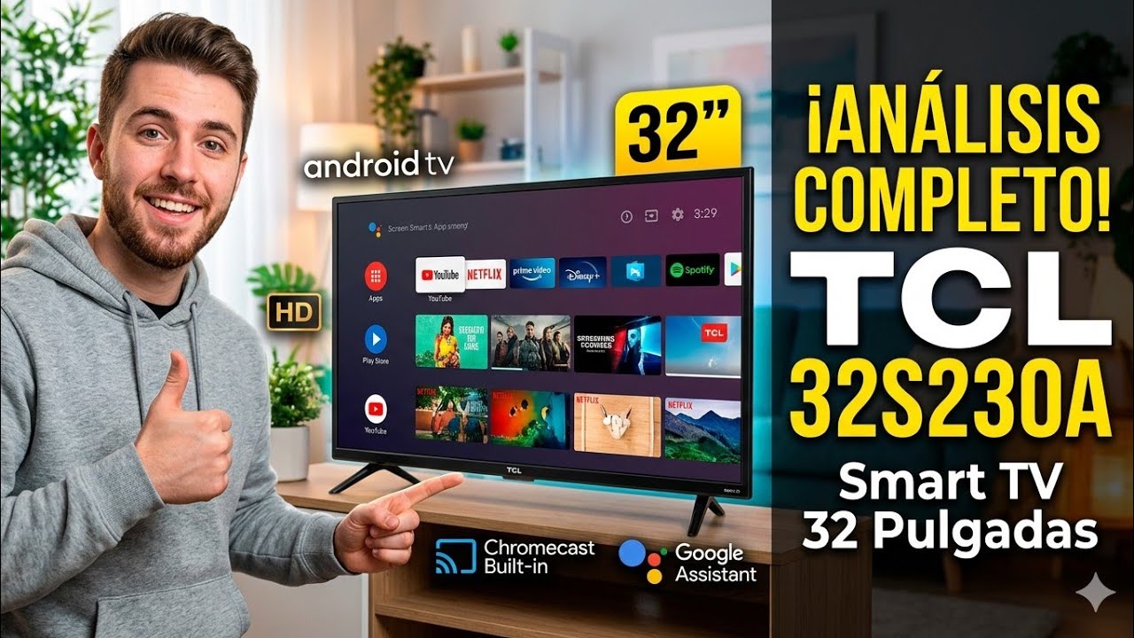 Análisis TCL Android TV 32S230A Smart TV de 32 pulgadas - YouTube