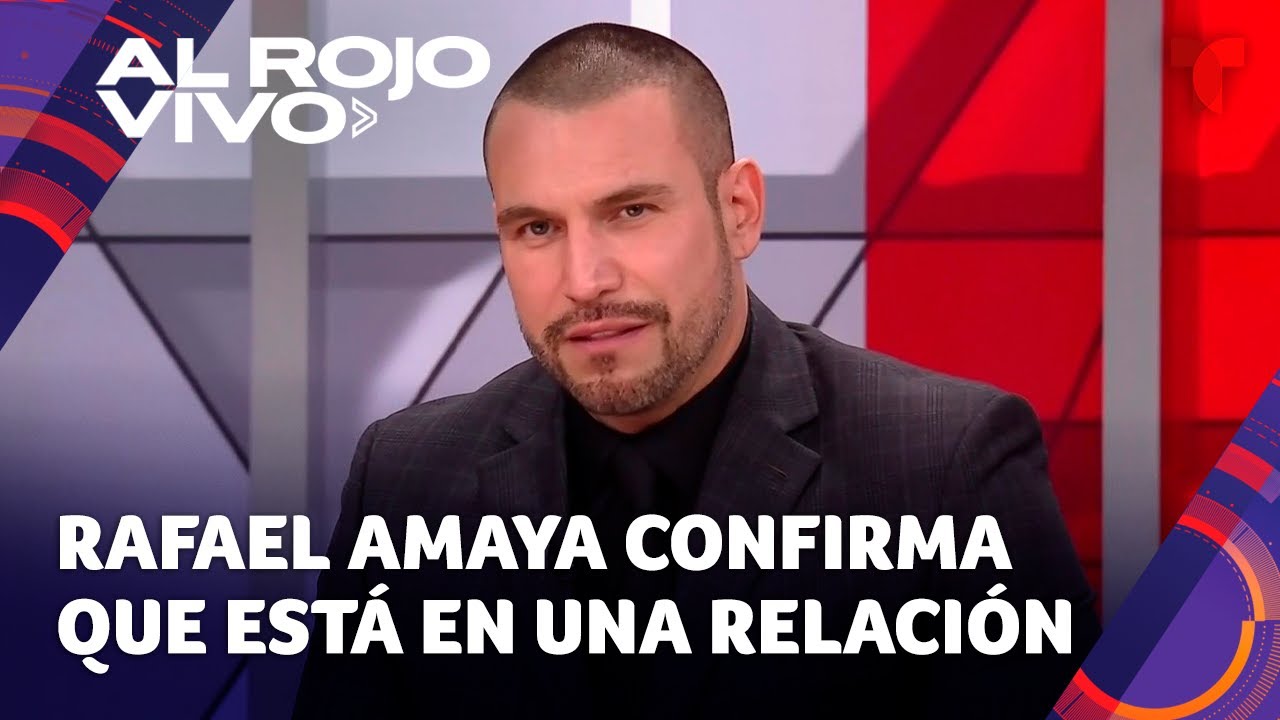 Rafael Amaya confirma que está en una relación: “Es mi cómplice, le debo la vida”