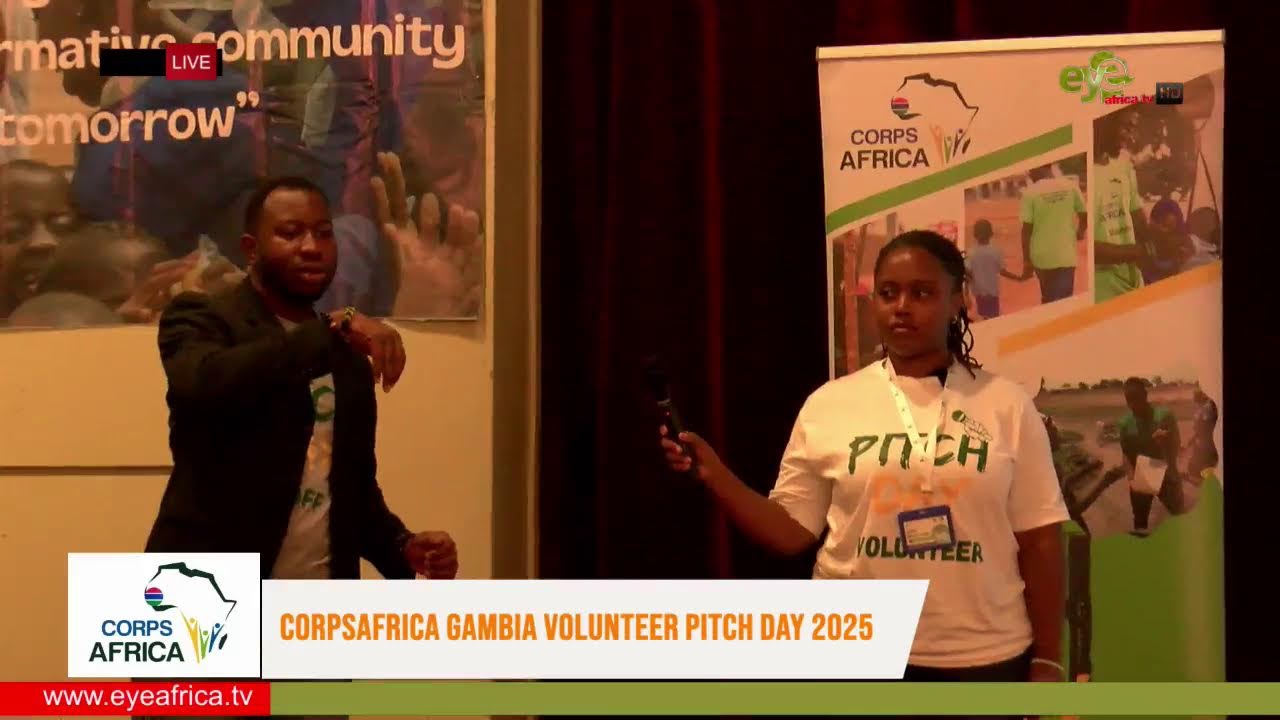 CORPSAFRICA GAMBIA VOLUNTEER PITCH DAY 2025