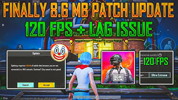 Finally 8.6 MB Patch Update In Bgmi | Fps Drop Issue & Black Graphic Problem | 10 Year Id Ban Fixed?