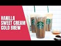 Sweet Vanilla Cream Cold Brew