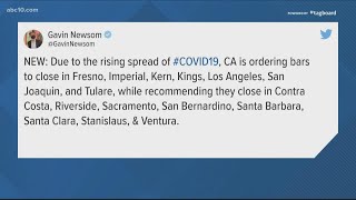 A surge in coronavirus cases california counties caused action from
the state. governor newsom called for bars to close some like san
joaquin ...