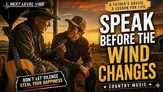 Speak Before the Wind Changes Father Son Country Song Advice Love Story Next Level Vibe