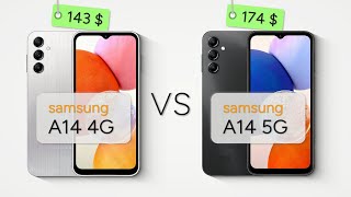 • samsung A14 4G  VS  samsung A14 5G • specifications