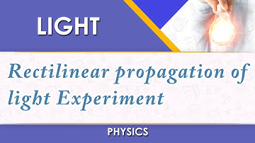 2.1 Rectilinear propagation of light Experiment | eduhunt IIT/NEET FOUNDATION PROGRAM