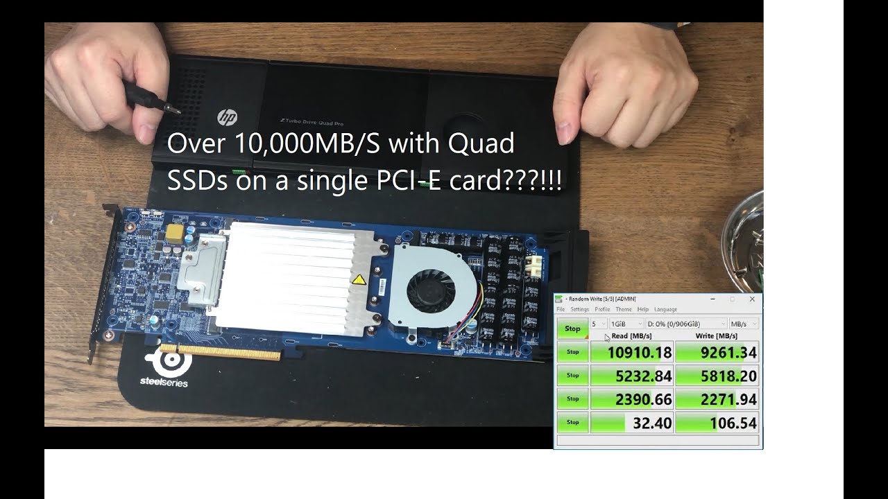 Disque dur électronique HP 1 To PCIe 4x4 NVMe - HP Store France