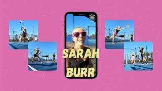 Rec hit with the Queen of Aus Pickleball Sarah Burr at KDV Sport Gold Coast.