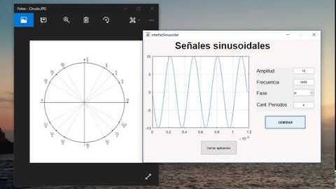 Señales sinusoidales en matlab.