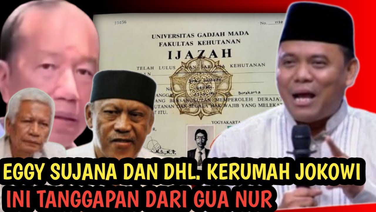 Tanggapan Gus Nur terhadap kedatangan Eggy Sujana kerumah Jokowidodo