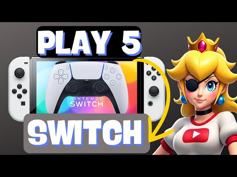 "How to Use a PS5 Controller on a Nintendo Switch (Easy and Fast!) 🎮✅"