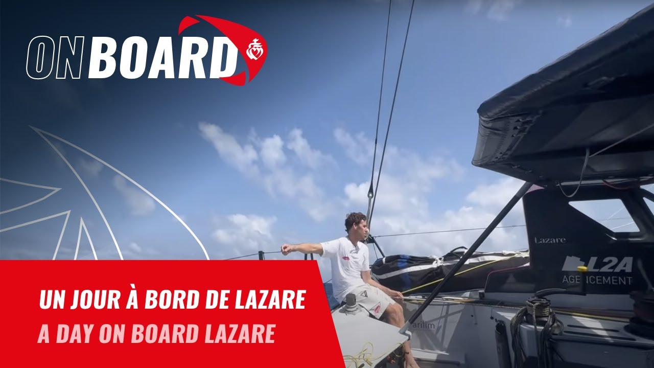Tanguy Le Turquais : Un jour à bord de Lazare  | Vendée Globe 2024