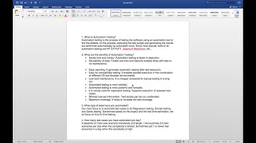 Selenium interview question |  Part 1 basics of selenium and Java