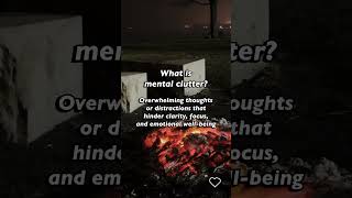 What is mental clutter? #mentalhealth #psychology #wellness #mindfulness #healthcare