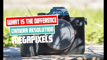 what is the difference between camera resolution and megapixels
