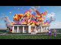 Watch a Traditional American House Collapse After Fire in Teardown