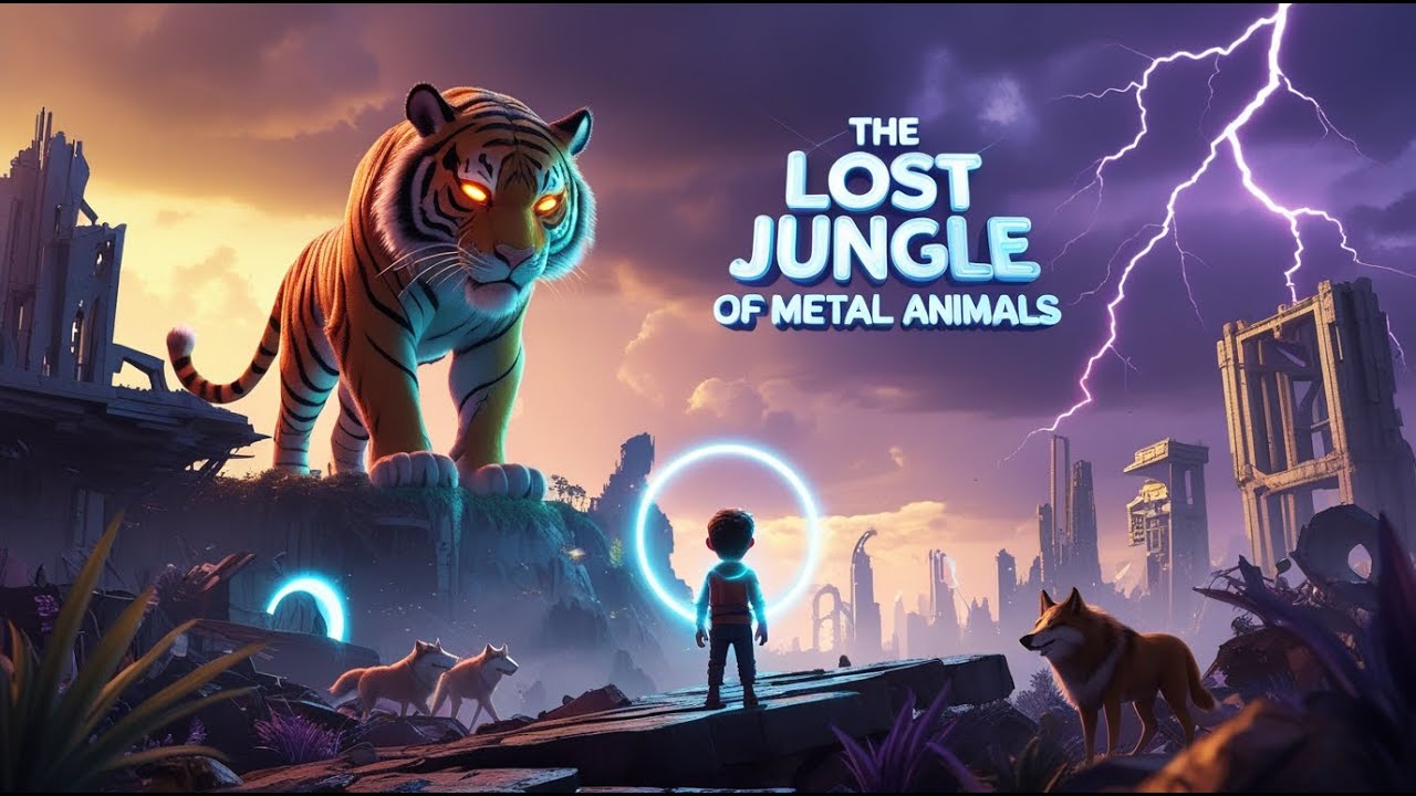 Lost Jungle of Metal Animals – Epic Sci-Fi Cartoon Adventure”
