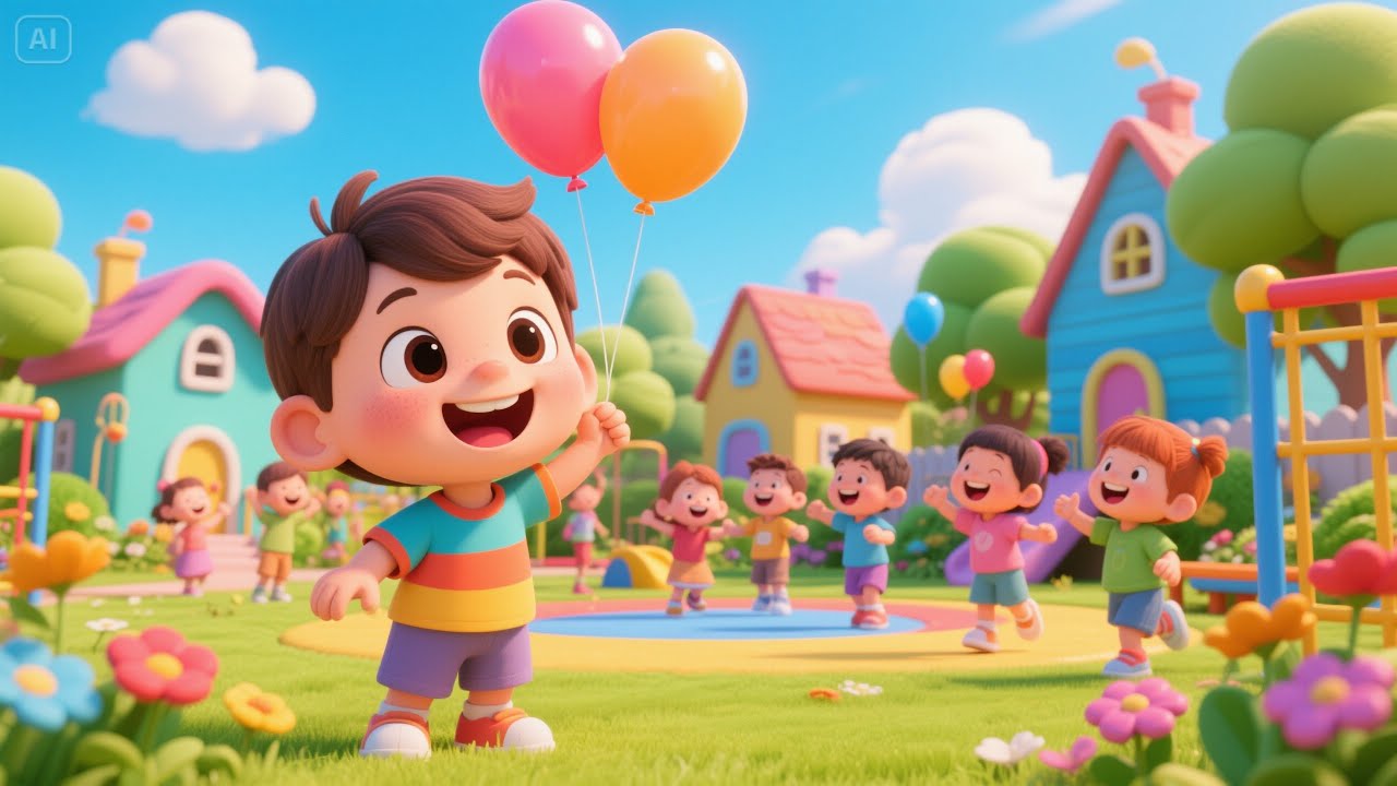 Slide, Swing, Share – Playground Adventures | Joyful Kids Song About Friendship | Playtime Fun Rhyme