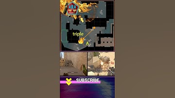 cs2 Mirage Molotov Triple #Shorts #cs2 #csgo #counterstrike