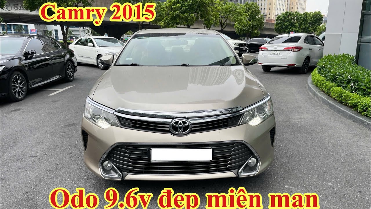 ✅ Toyota Camry 2015 odo chuẩn 9.6v đẹp miên man - BH chính hãng Toyota Sure
