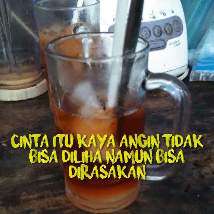 Cara minum es teh story wa