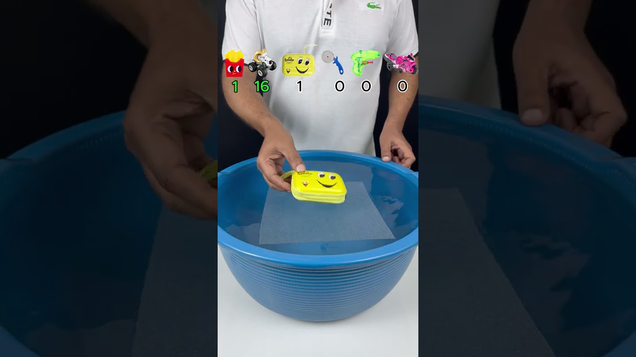 Guess Which Material Can flat in tube ? 😱 