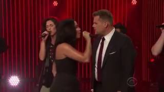 Demi Lovato at The Late Show with James Corden - Heart Atack