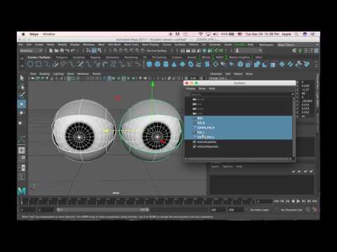 การกำจัดวัตถุที่เป็น Group และการจัดระเบียบวัตถุใน Outliner (Maya 2017)