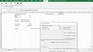 DWSIM Excel Add-In: calculating properties with modified model parameters