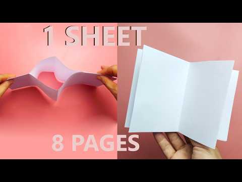 How to Fold an 8-Page Zine from 1 Sheet of Paper | Fun & Easy DIY!