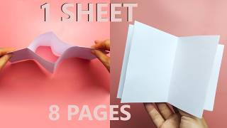 How to Fold an 8-Page Zine from 1 Sheet of Paper | Fun & Easy DIY!