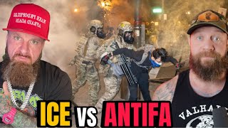 ICE vs Portland Antifa is Getting INSANE. On the Ground Footage