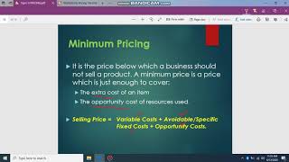 MAF251 PRICING DECISION 2